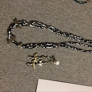 Wings earring and necklace homemade